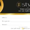 Stylys Certificat Cadeau