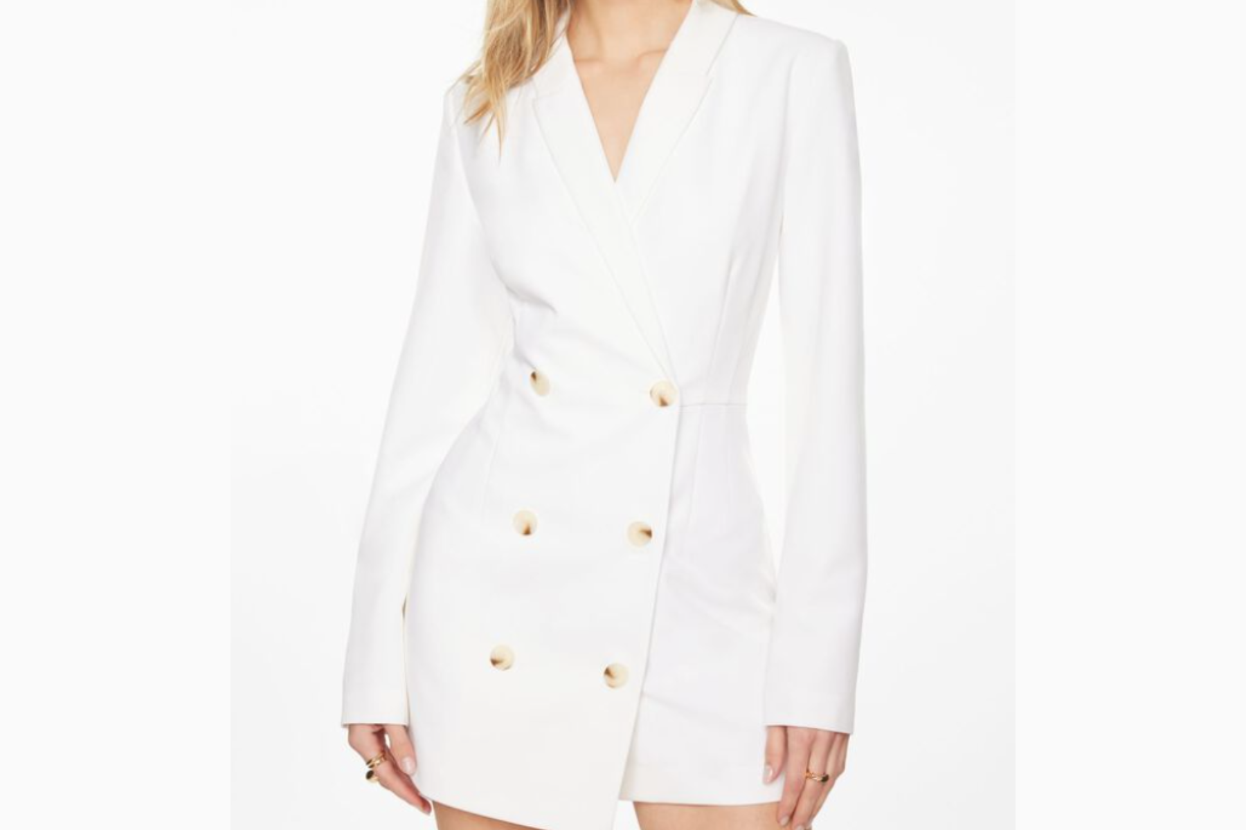 Dynamite ensemble une piece style veston Asher blanc Stylys