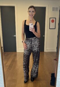 Pantalon leopard tendances automne hiver 2024 2025 Stylys